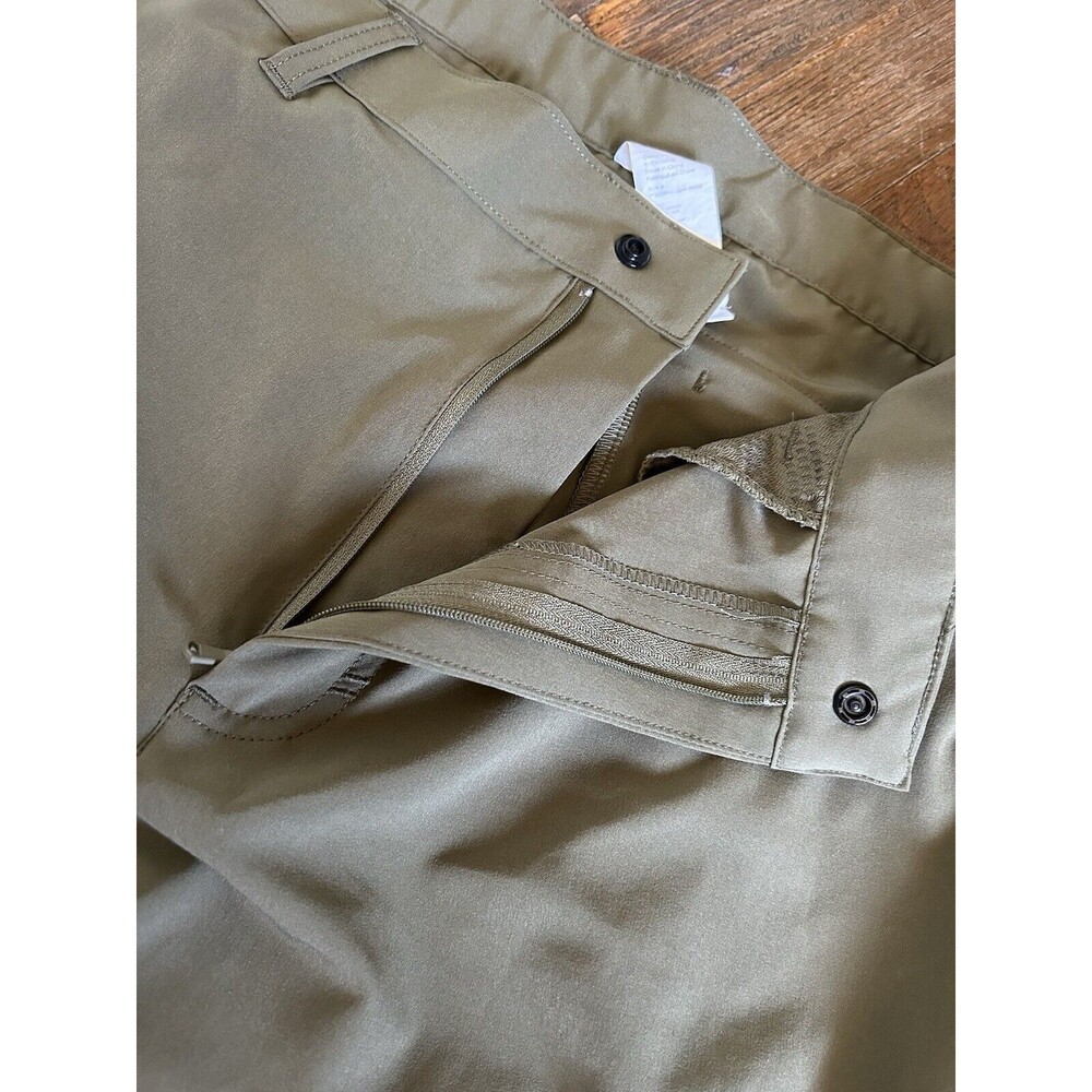 Fabletics Pants Mens 34x32 Olive Active Stretch Chino Tech Lightweight - Picture 3 of 5